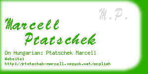 marcell ptatschek business card